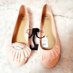 Pink ballerina flats brand new